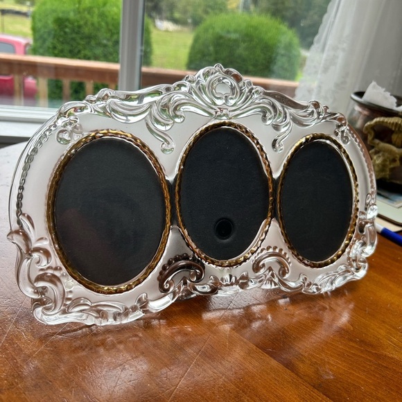 Mikasa Princess Triple Oval Crystal Photo frame - new or like new- - Picture 5 of 9